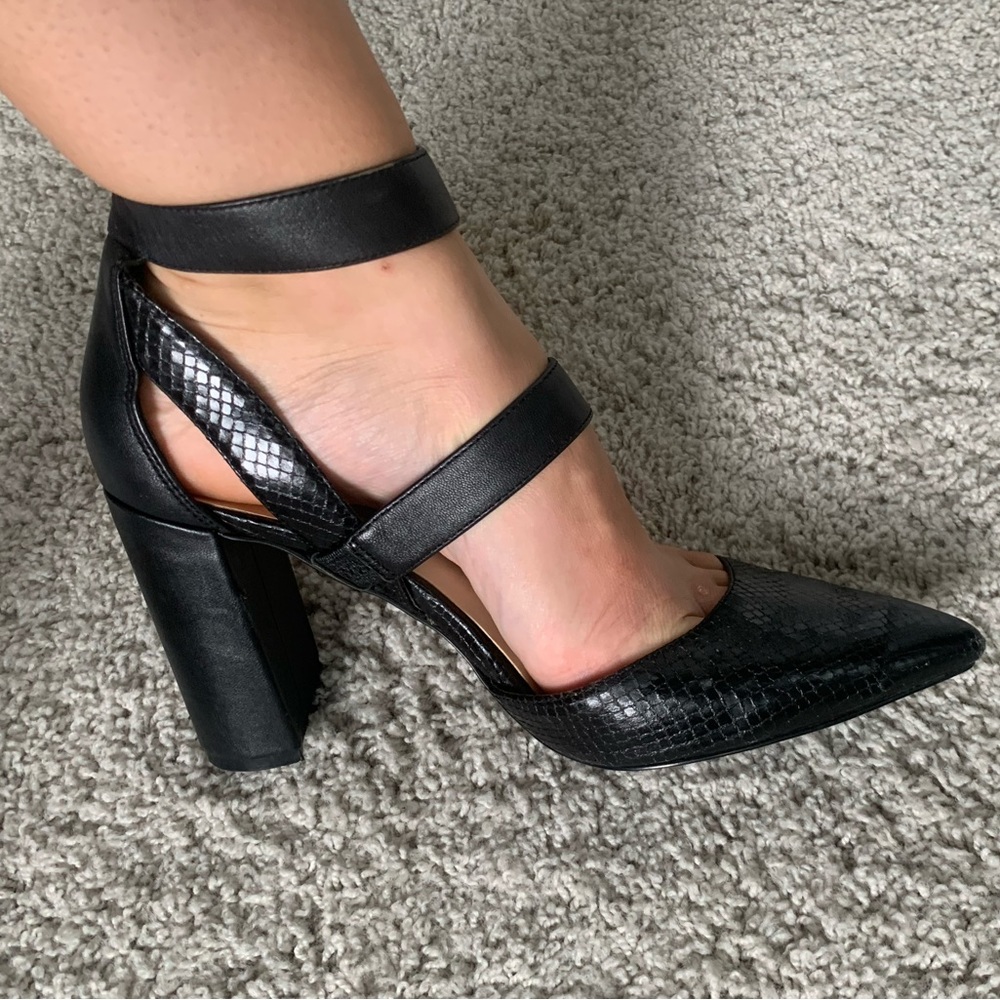 Black heels